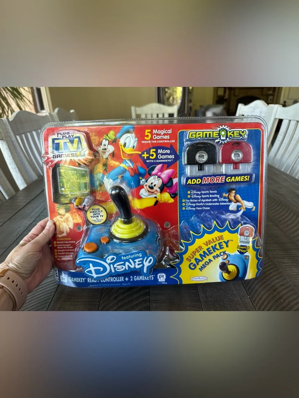 JAKKS Pacific Disney Plug it in & Play TV Games Mega Pack with 2 extra Game Keys